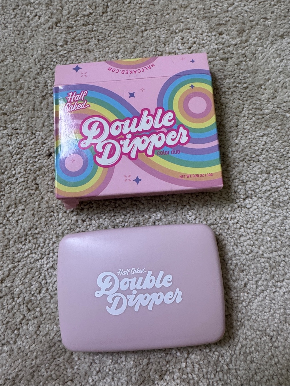 Half Caked Double Dipper Color Duo — Pink Bronzer & Blush